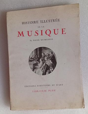 René ESNIL Histoire de la Musique illustrée, 1934 beschikbaar voor biedingen
