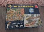 2xPuzzel JVH 1000 stuks 'De Kaasmarkt & Skutsjesilen', Enlèvement ou Envoi, 500 à 1500 pièces, Comme neuf, Puzzle