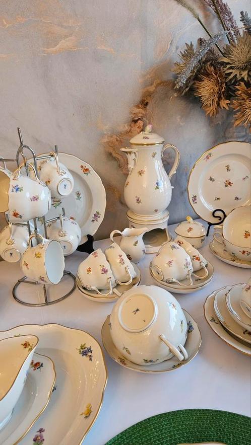 SERVIES MEISSEN  73 stuks.., Huis en Inrichting, Keuken | Servies, Zo goed als nieuw, Compleet servies, Overige stijlen, Porselein