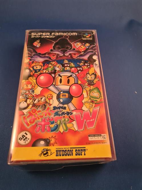 Super Famicom - Super Bomberman: Panic Bomber W (CIB), Games en Spelcomputers, Games | Nintendo Super NES, Gebruikt, Muziek, Verzenden