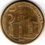 Serbie : 5 Dinara 2010 KM#40 Ref 14808, Enlèvement ou Envoi, Monnaie en vrac, Autres pays