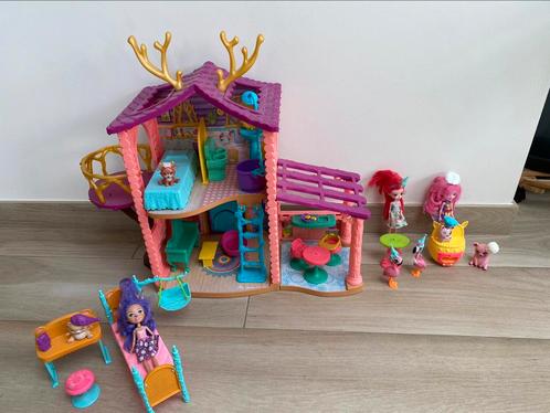 Enchantimals speelset, Kinderen en Baby's, Speelgoed | Poppenhuizen, Gebruikt, Ophalen of Verzenden