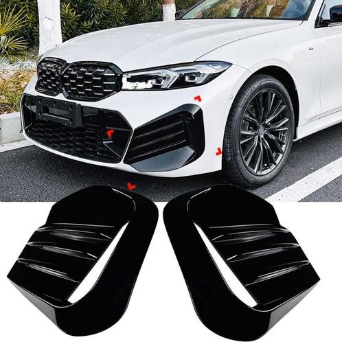 Bumper Spoiler Grill Glans Zwart Voor Bmw 3 Serie G20 G21 LC, Auto diversen, Tuning en Styling, Verzenden