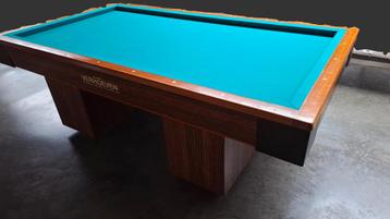 Drieband Biljart Verwarmd verhoeven, Enlèvement, Utilisé, Table de billard