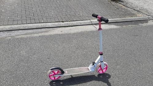 Optimum step wit/roze voor meisjes vanaf 6 jaar, Vélos & Vélomoteurs, Trottinettes, Utilisé, Step simple, Enlèvement