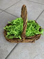 Petit panier oval en osier pour rangement, Ophalen, Gebruikt, Mand, Riet