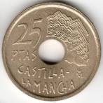 Espagne : 25 pesetas 1996 : Communauté autonome de Castilla-, Timbres & Monnaies, Monnaies | Europe | Monnaies non-euro, Enlèvement ou Envoi