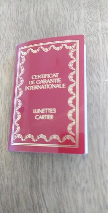BRILLENMONTUUR MOET DE CARTIER beschikbaar voor biedingen