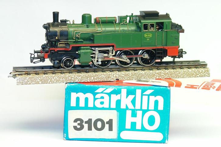 MARKLIN 3101 SNCB NMBS VAPEUR 96.002 CINEY SERIE LIMITEE .78, Hobby en Vrije tijd, Modeltreinen | H0, Zo goed als nieuw, Locomotief