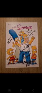 Gesigneerde simpsons foto met echtheidscertificaat., Verzamelen, Ophalen of Verzenden, Nieuw, Tv, Foto of Kaart