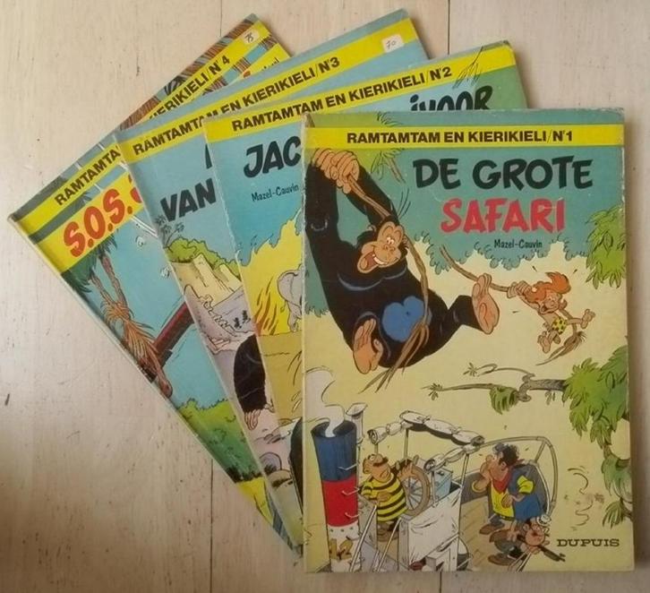 strips Ramtamtam en Kierikieli, Boeken, Stripverhalen, Ophalen of Verzenden