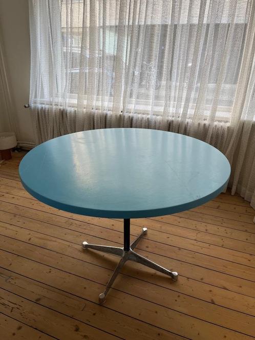 Eettafel (tafelpoot vintage Eames, Herman Miller), Huis en Inrichting, Tafels | Eettafels, Gebruikt, 100 tot 150 cm, 100 tot 150 cm