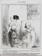 Paul Gavarni litho "Au Bal Masqué - Mon Pauvre Pierrot", Moins de 50 cm, Enlèvement, Autres types, Moins de 50 cm