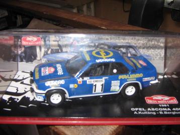 opel ascona rallywagens op 1/43 beschikbaar voor biedingen