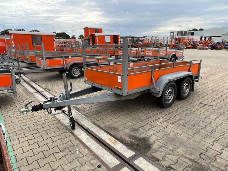 2014 Atec EB2 2-1 Dubbelas aanhangwagen, Auto diversen, Aanhangers en Bagagewagens, Gebruikt