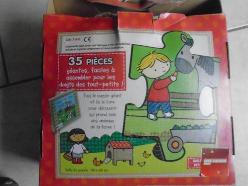 LEGPUZZELS „LITO” SASSI JUNIOR"+BOEK „ANIMAL-ME” GRATIS, Kinderen en Baby's, Speelgoed | Kinderpuzzels, Gebruikt, 2 tot 4 jaar