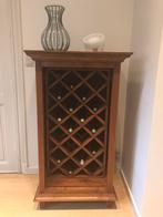 Massief houten wijnrek, Huis en Inrichting, Ophalen, Zo goed als nieuw