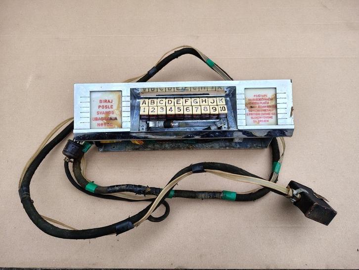 Toetsenbord Seeburg M100A (1948) jukebox, Verzamelen, Automaten | Jukeboxen, Seeburg, Verzenden