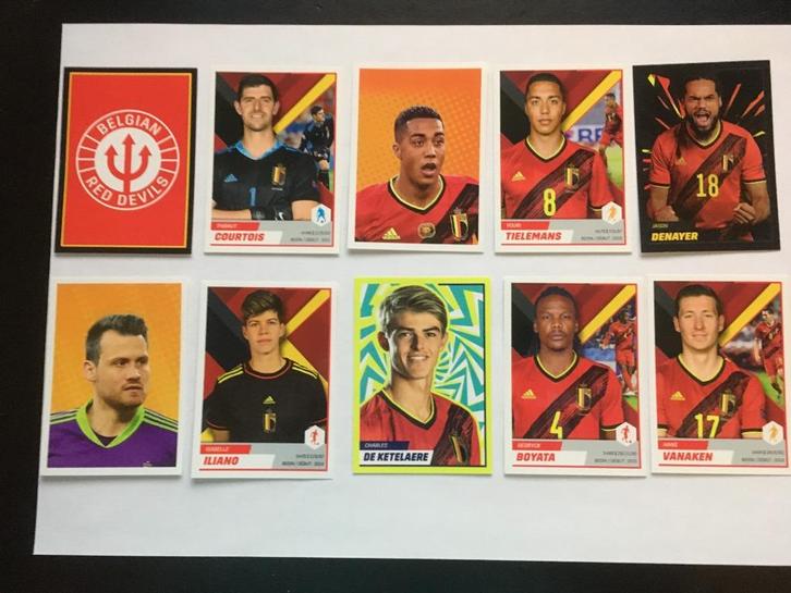Red Devils Stickers Carrefour 2022, Collections, Autocollants, Neuf, Envoi