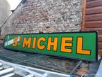 Uniek St. Michel emaillen reclamebord – 300  50 cm, Verzamelen, Ophalen, Gebruikt, Reclamebord