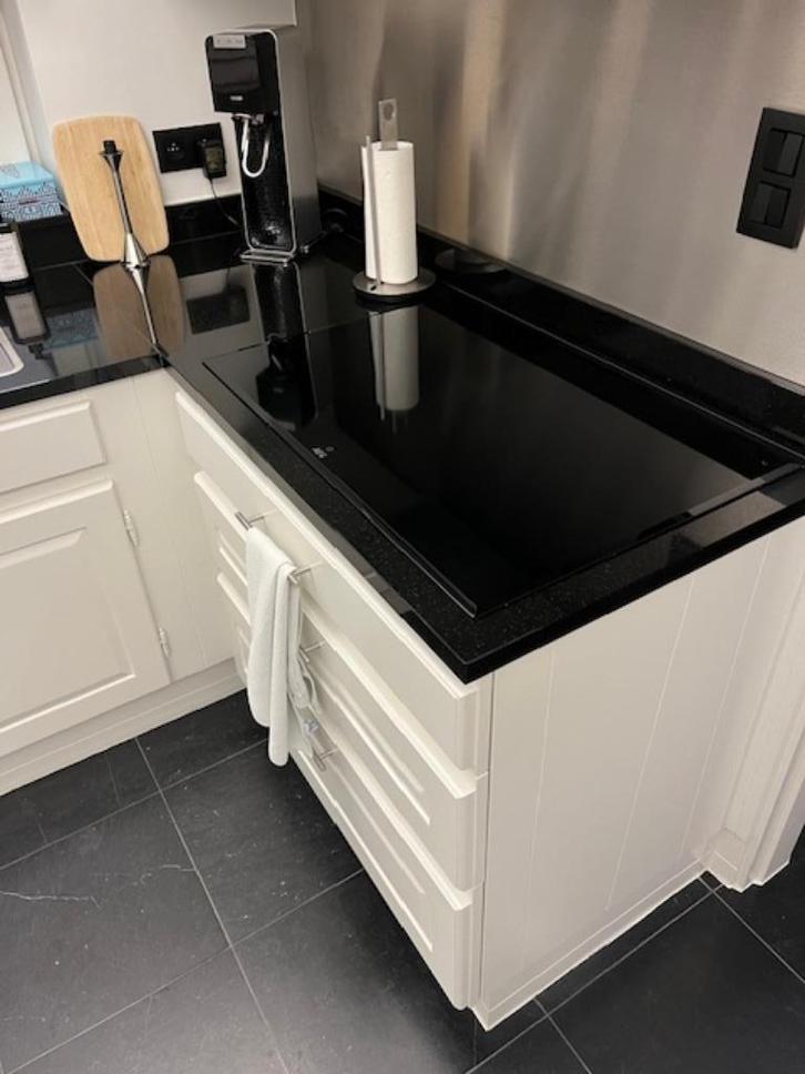 complete keuken te koop - alles in topstaat, Huis en Inrichting, Keuken | Complete keukens, Gebruikt, Enkelwandige keuken, Wit