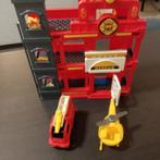 Brandweerkazerne met geluid en lift, Ophalen