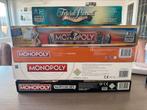 Monopoly's en trivial pursuit familie editie, Hobby en Vrije tijd, Ophalen, Parker, Vijf spelers of meer, Zo goed als nieuw