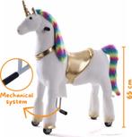 -70%.. Unicorn mechanisch rijdend hobbelpaard, Kinderen en Baby's, Ophalen of Verzenden, Nieuw