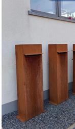 Boîte aux lettres en acier corten, 3 mm très robuste, Enlèvement, Neuf, Acier