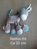 knuffel Nattou ezel, Kinderen en Baby's, Ophalen, Zo goed als nieuw