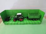 TRACTOR MET AANHANGWAGEN, NIEUW, Hobby en Vrije tijd, Modelauto's | 1:50, Ophalen of Verzenden, Nieuw, Hijskraan, Tractor of Landbouw