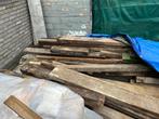 houten balken, Doe-het-zelf en Bouw, Hout en Planken, Ophalen, Gebruikt, 200 tot 250 cm, 50 mm of meer