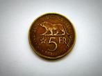 5 Francs Congo 1936, Bronze, Enlèvement ou Envoi, Monnaie en vrac