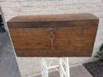 Mooie houten koffer met sleutel, Handtassen en Accessoires, Koffers, Ophalen