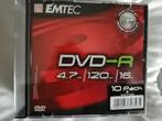 DVD vierge EMTEC PACK 10 DVD-R 4.7 GB 16X SPEED, Dvd, EMTEC, Enlèvement ou Envoi, Neuf