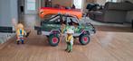 Playmobil 5558 - Wildlife 4x4 Jeep met kano, Kinderen en Baby's, Speelgoed | Playmobil, Ophalen, Zo goed als nieuw, Complete set