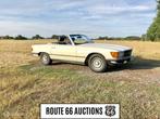 Mercedes 380SL 1983 | Route 66 auctions, Auto's, Automaat, Cabriolet, Wit, Mercedes-Benz