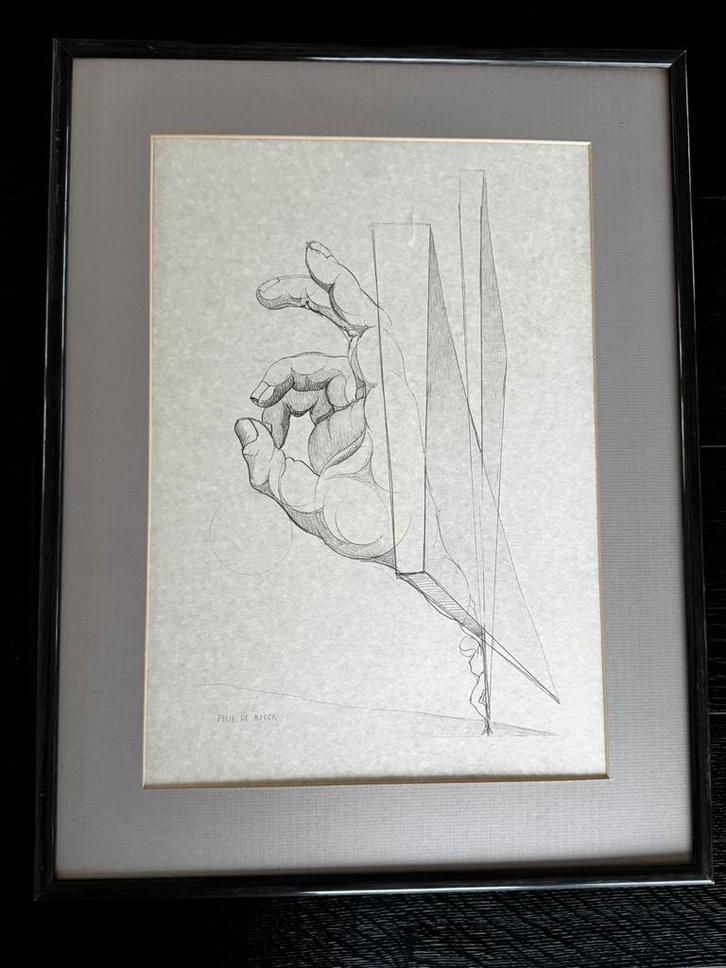 Felix De Boeck - tekening - mooi en stijlvol, Antiek en Kunst, Kunst | Tekeningen en Fotografie, Ophalen