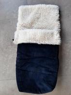 Nestzak in donker blauw velours., Ophalen, Zo goed als nieuw