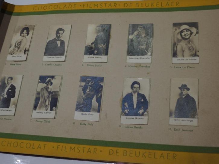 1934 Filmstar foto-album De Beukelaer (1-100) Antwerpen, Verzamelen, Film en Tv, Film, Ophalen of Verzenden