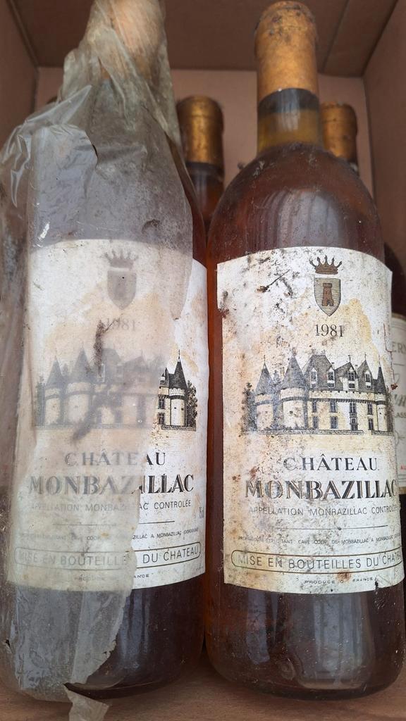 7 oude flessen wijn verzamelen, Collections, Vins, Enlèvement