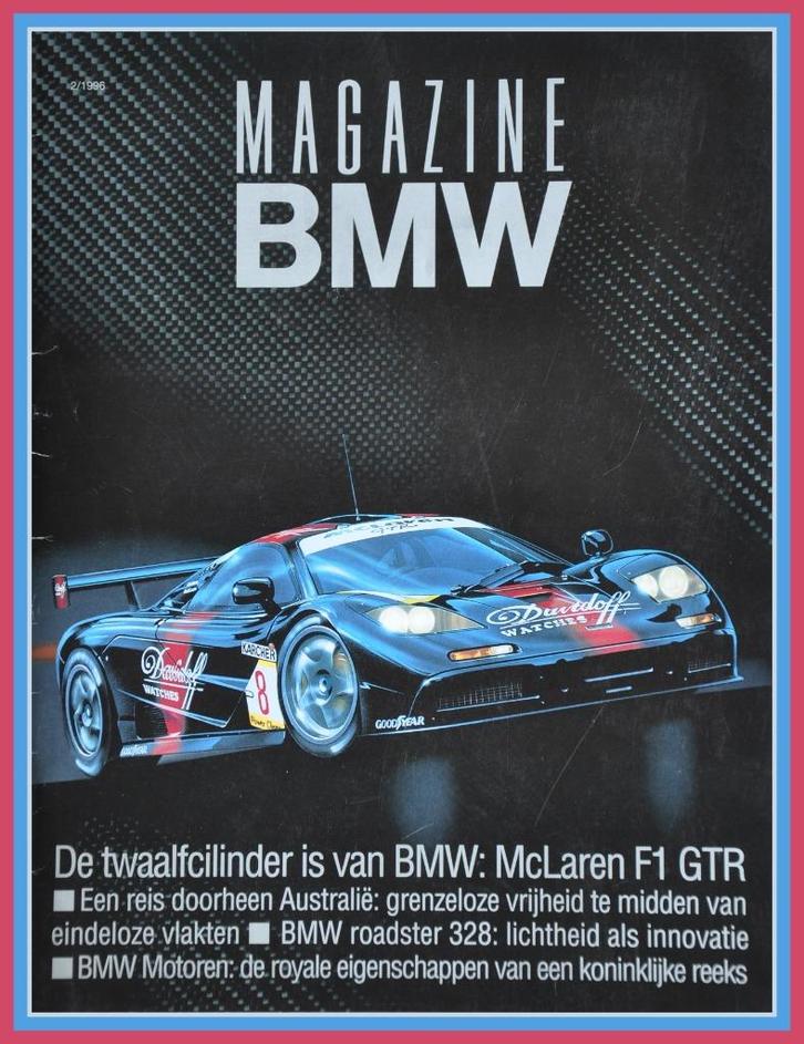 Lot van 6 magazines BMW (1985, 1986, 1995, 1996) + 3 folders, Livres, Autos | Brochures & Magazines, BMW, Envoi