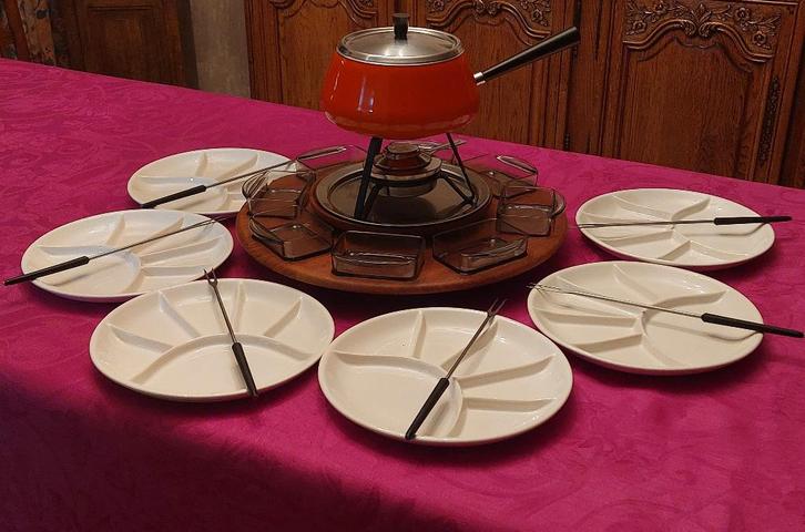 Electroménager appareil fondue, Electroménager, Fondue, Comme neuf, Service à fondue, Brûleur, Enlèvement