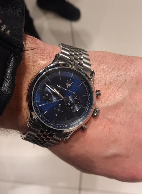 Herenhorloge maserati, Handtassen en Accessoires, Horloges | Heren, Zo goed als nieuw, Polshorloge, Overige merken, Overige materialen