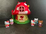 Hello Kitty huis met figuurtjes, Comme neuf, Enlèvement ou Envoi