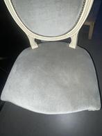 2 charmante Louis XVI medaillonstoelen – klassiek & tijdloos, Ophalen, Gebruikt, Twee, Wit