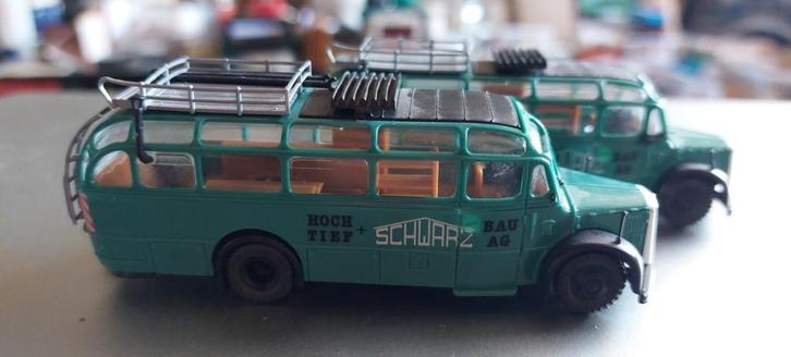 H0LK 0907 SAURER REISBUSSEN JAREN 50 1:87., Hobby en Vrije tijd, Modelauto's | 1:87, Gebruikt, Bus of Vrachtwagen, Roco, Verzenden