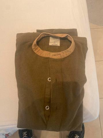 Ww2 british collarless shirt repro !  beschikbaar voor biedingen