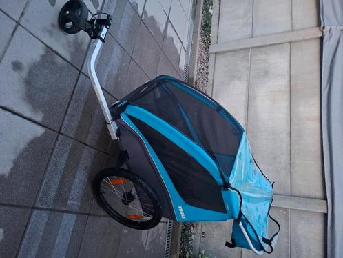 Fietskar THULE coaster xt, Fietsen en Brommers, Fietsaccessoires | Aanhangwagens en Karren, Gebruikt, Kinderkar, 20 tot 40 kg