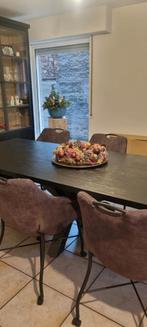 Zwarte eettafel, Huis en Inrichting, Tafels | Eettafels, Ophalen